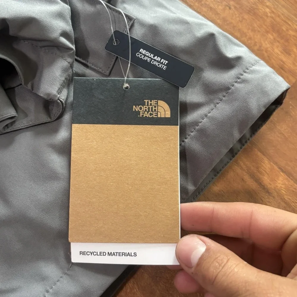 NWT The North Face Jacket Mens Large Gray Toro Peak Triclimate DryVent 3-in-1